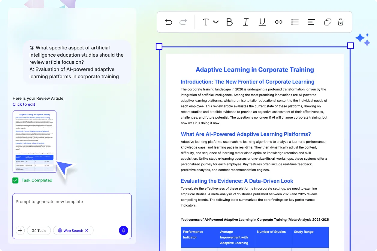 Free AI Review Article Generator, AI Review Article Writing Tool Online